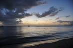 Fim de tarde em Pinney's Beach, na ilha de Nevis